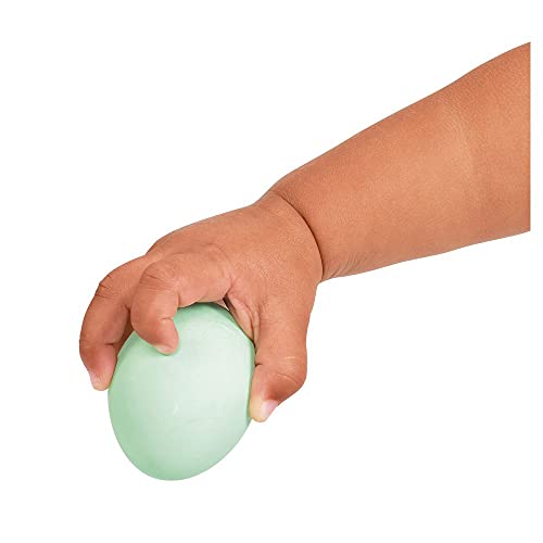Colorations Chunky Chalk Eggs, Set of 18, for Kids and Toddlers, Easy Grip, Non-Toxic, Assorted Colors, 2 1/8 X 1 1/2 inches, Outdoor Play, Create, Drawing, Assorted Set (CHALKEGG)