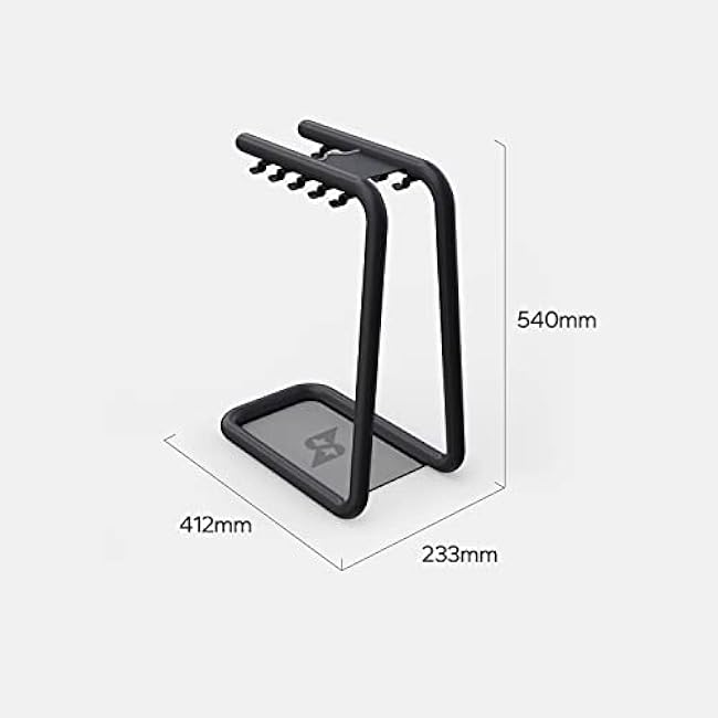 Gym Accessories Organizer, Home Gym Accessories Hanger, 10 Metal Hooks Heavy-Duty Gym Accessory Storage for Home Exercise and Fitness Gear