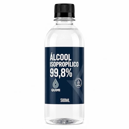 Álcool Isopropílico 99,8% 500ml Limpeza Profissional Eletrônicos Componentes Remoção Graxa Óleo Premium