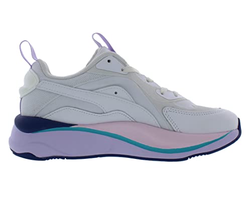 Image of PUMA Women's RS Curve Solar Sneakers, Puma White /Light Lavender, 8.5 Medium US