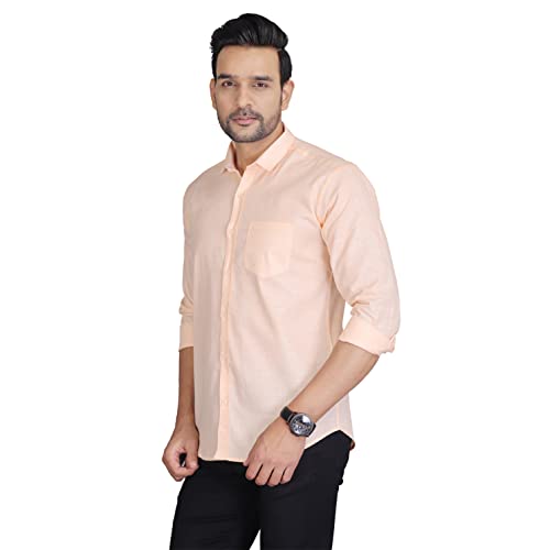 Image of Man Slim Fit Cotton Casual Shirt