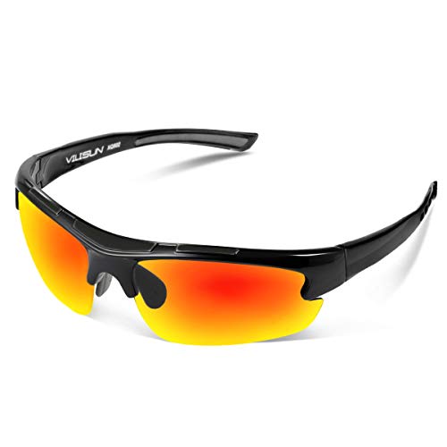 Polarized Sports Sunglasses for Men Women Baseball Running Cycling Fishing Driving Golf UV