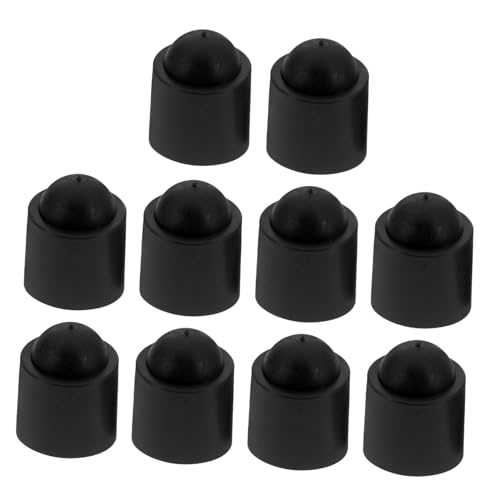 Mipcase Billiard Cue Stick Tail Protectors 10pcs Tail Covers for Pool Stick Snooker Cue Tip Protectors Impact Resistance Cue Stick Accessories