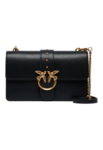 Pinko Donna Borsa A Tracolla 105857A0F1 Pelle Nero Taglia Unica