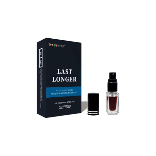 YYDSWATER Spray Retardante para Hombres - 100% Extracto Vegetal - Sin Efecto Adormecedor, Duración hasta 12 Horas - Preserva la Sensibilidad Natural - Solo Uso Externo (3ML)