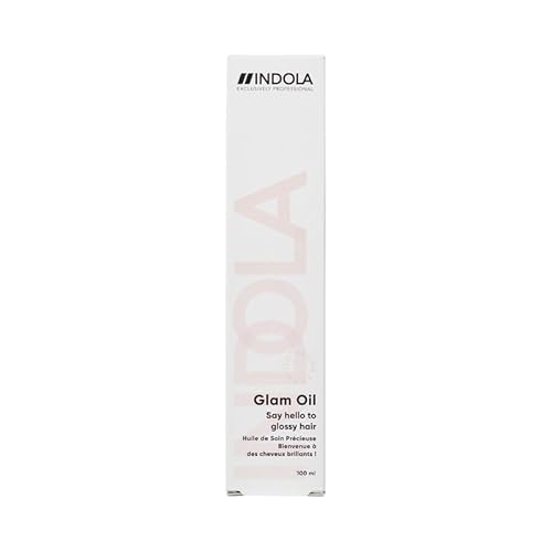 Indola Aceite Brillo Glamour 100ml | Semilla de Girasol | Sin Aclarado | Reduce Encrespamiento | Fórmula Vegana