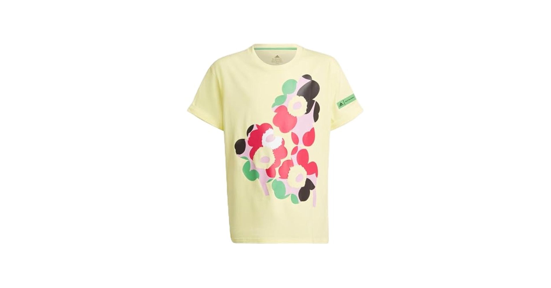 marimekko フラワープリント Tシャツ XS Amazon.com: adidas Marimekko Graphic Tee Kids', White, Size