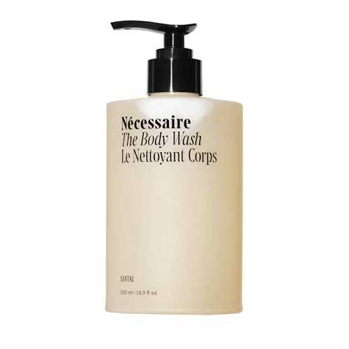 Nécessaire The Body Wash Santal. Multi-Oil Shower Gel Body Wash for Women + Men. Non-Comedogenic + Hypoallergenic for Sensitive Skin with Niacinamide. 500ml/16.9 fl oz