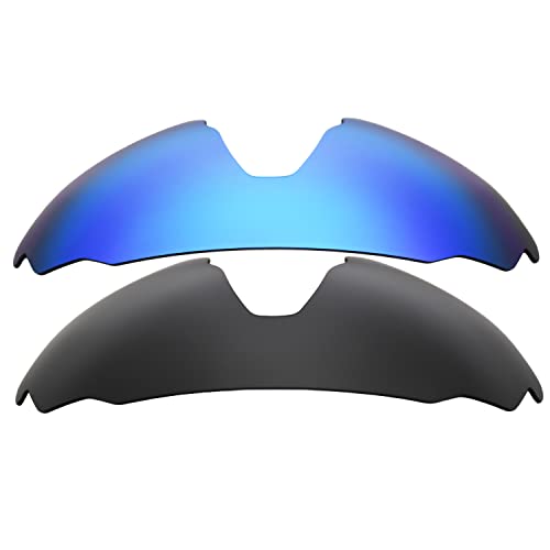 Verres Flight Jacket interchangeables bleu noir - Lentilles de rechange polarisées solaires