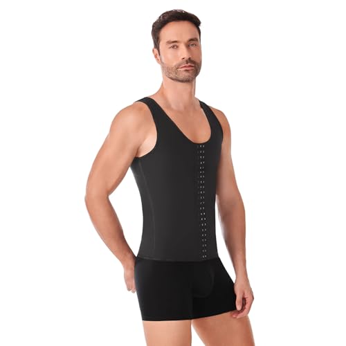 Ann Chery 5170 Men’s Compression Vest with Adjustable Hooks |Posture Corrector, Abdominal Control, and Back Support Shapewear2