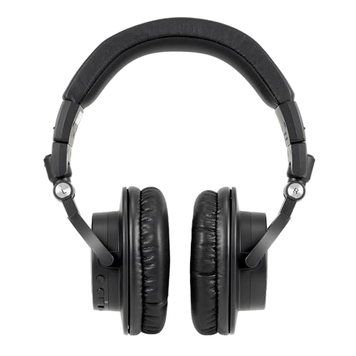 Audio-Technica M50xBT2 Kabelloser Kopfhörer Schwarz – Ansicht 2