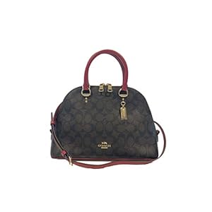 Coach-Katy-Satchel-In-Signature-Canvas Coach Katy Satchel In Signature Canvas (IM/Brown 1941 Red)