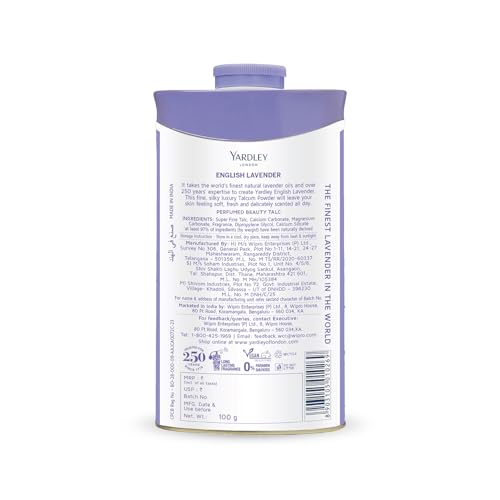 Yardley London English lavender Perfumed Talc 100g