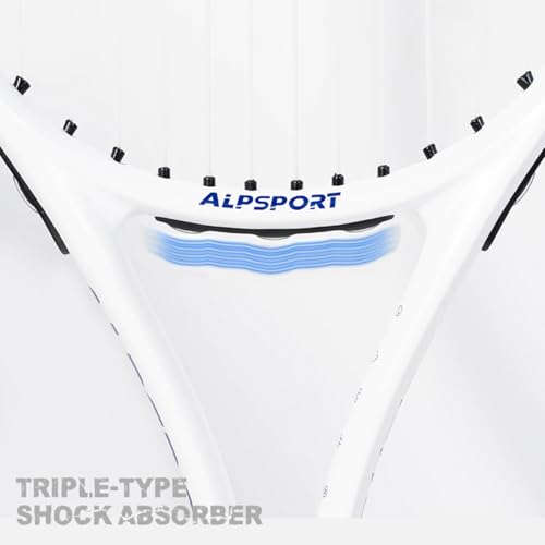 Raqueta de tenis ALPSPORT 27 pulgadas con grip 4 3/8 miniatura 3