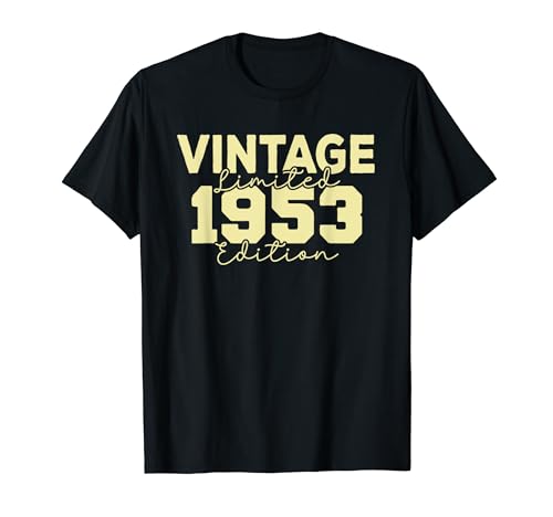 71 Birthday Decorations Men Best of 1953 BDay 71st Birthday Camiseta