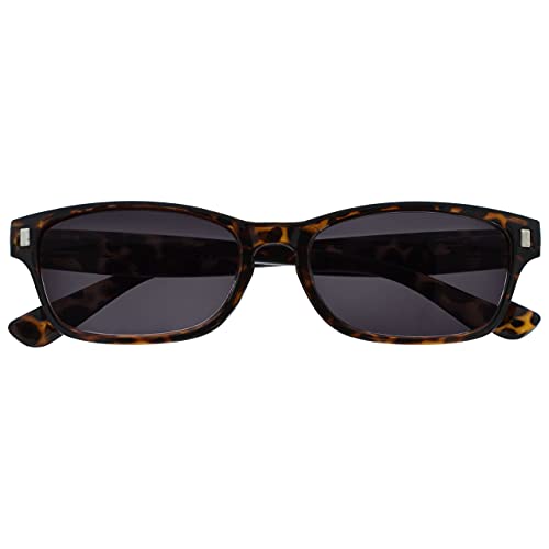OPULIZE Marrone Tartaruga Lettori Sole Occhiali Da Lettura UV400 Uomo Donna UVSR010 +3,50