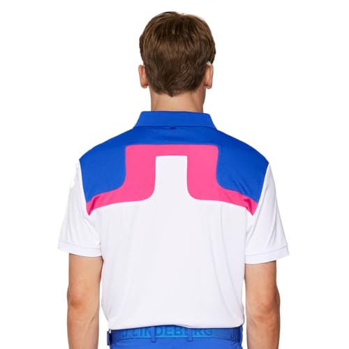 J.Lindeberg Men's Jeff Regular Fit Moisture Wicking Golf Polo Shirt4