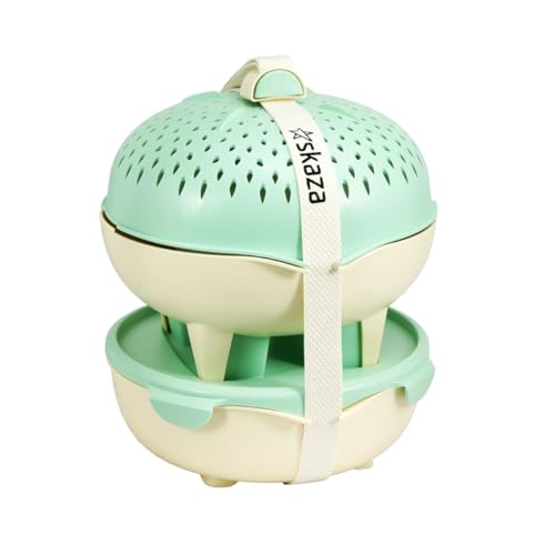 Pick&Go-Set: 15-teiliges Picknick-Set (pastellgrün) – Ideal als Meal-Prep-Boxen, Dosen für Essen und zum Aufbewarhen