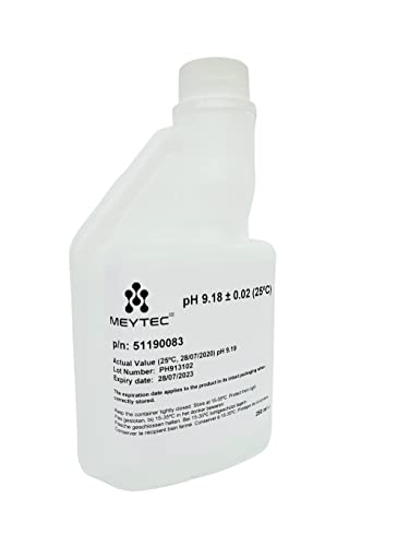 Solución tampón pH 6.86 - Solución tampón profesional para medidor de pH y electrodo de pH Cover