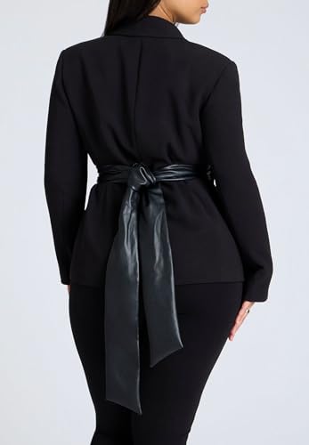 ELOQUII Women's Plus Size Wrap Blazer2