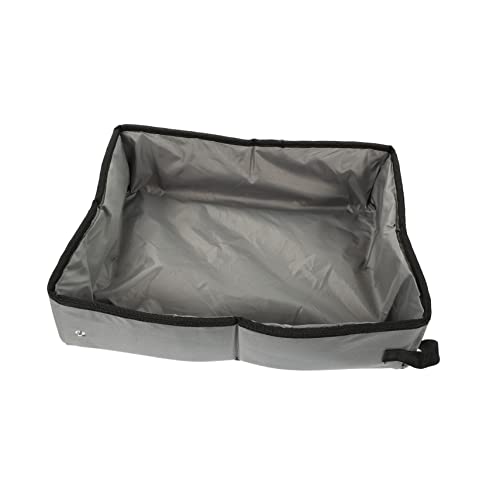 BESPORTBLE 防水猫のごみ流域 携帯猫 ポータブル ゴミ 外 猫のごみ箱 猫砂入れ