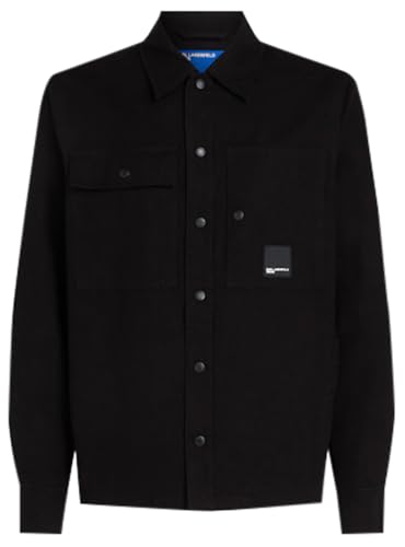 KARL LAGERFELD JEANS Canvas Jacket la veste surchemise aux finitions premium