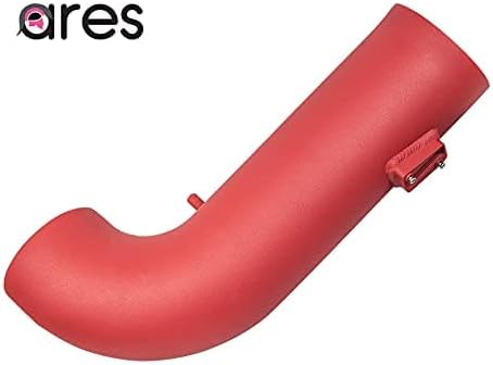 4" Black Heat Shield Cold Air Intake Kit + Red Filter Compatible With 10-15 Camaro 6.2L V8