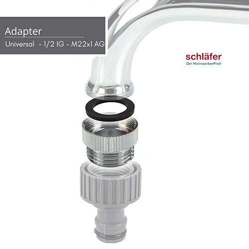 Schläfer 614113 3Pz- Adattatore Rubinetto Maschio