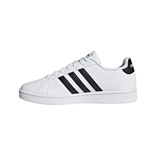 adidas Women's Grand Court, Black/White, 7 M US