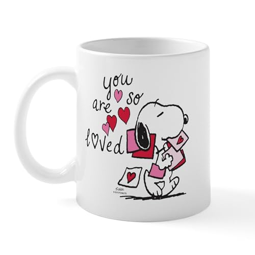CafePress Snoopy You Are So Loved Mug 11 oz (325 ml) Ceramic Coffee Mug
