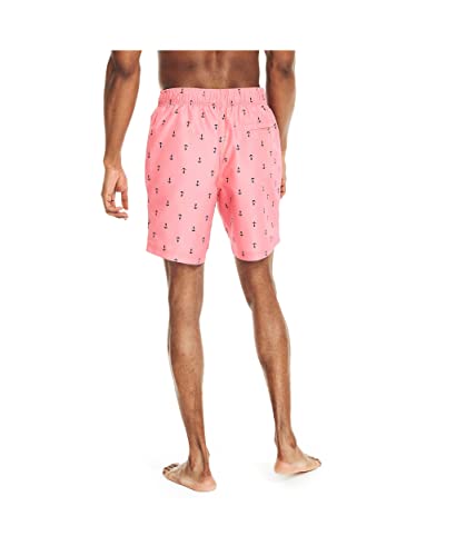 Nautica Men's 8" Anchor Print Quick-Dry Swim2