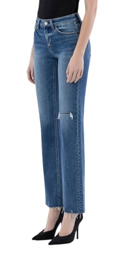 Image of VERVET Women's Victoria High Rise Straight Leg Jeans