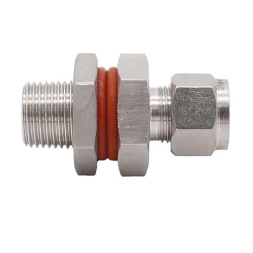 Asdjkl Home Brewing Heat Exchange Recirculatin (Herms) Coil Weldless Bulkhead For 1/2 Inch Od. Tube, 1/2 Inch Male Npt X 1/2 Inch Compression Brewing Accessories thumb #1