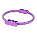 tuzhitech Yoga Pilates Cercle Gymnastique A¨¦robie Exercice Fitness Extensible Anneau De R¨¦sistance Diam¨¨tre 38 Cm, Id¨¦al pour La Perte De Poids Ou La Correction De La Posture Violet ¨¦paisseur 3cm