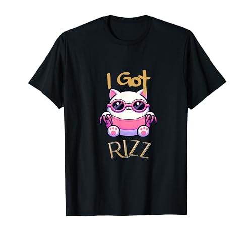 Regalo divertente con scritta "I Got Rizz Friend" Maglietta