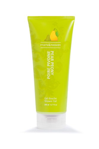 Fruits & Passion Fruity Shower Gel, Pear Peony, 6.7-Ounce Tube