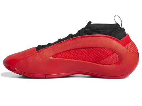 adidas Unisex-Adult Harden Volume 8, Red/Black/Silver Metallic, 9