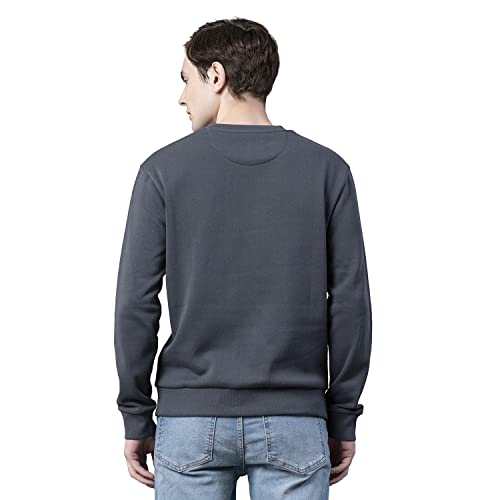 Image of Red Tape Men's Apce Grey Graphic Print Sweatshirt