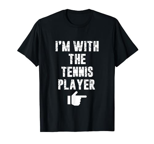 Déguisement d'Halloween facile et ludique de I'm with the Tennis Player T-Shirt