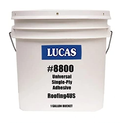 Lucas Universal Bonding Single-Ply Adhesive #8800 - Water Based 4 x 1 Gallon Buckets