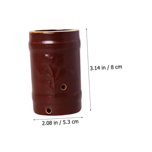 Jarra de cerámica estilo chino Healeved para moxibustión, portátil y pequeña, para aliviar dolores musculares, mejorar la circulación sanguínea y calentar miniatura 2