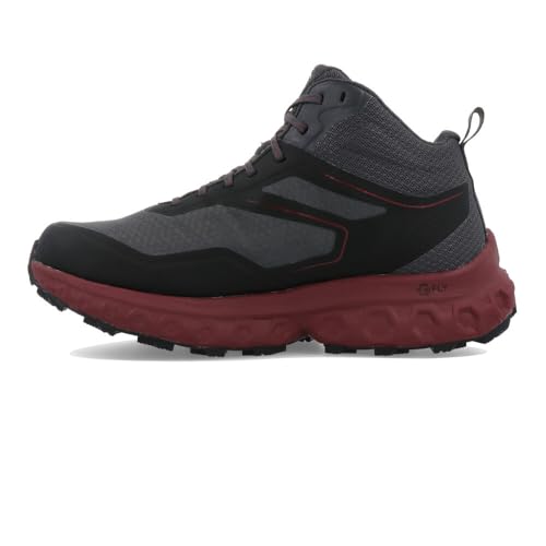 INOV8 RocFly G 390 GORE-TEX Men's Cushioned Hiking Boots - Dark Grey/Burgundy - 8 Standard4