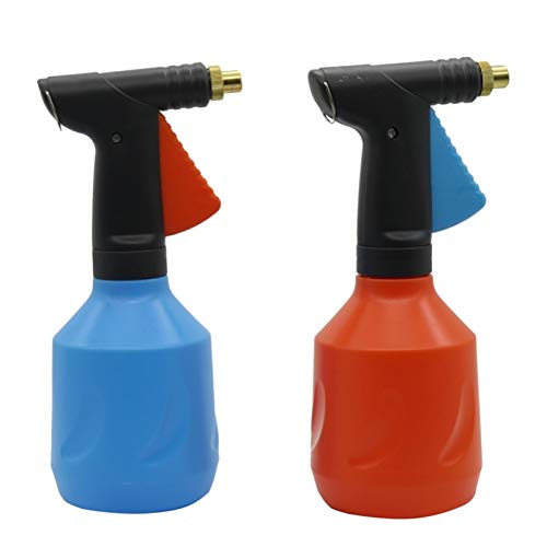 Tuinsproeier 680 ml verstelbare handdruk plastic trigger spuitkop koper spuitmonden luchtcompressie handmatige spuitfles… - Image 3