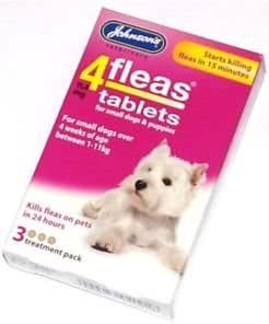 New Johnsons Flea Tablets Treatment for Small Dogs Puppies : Amazon.co ...