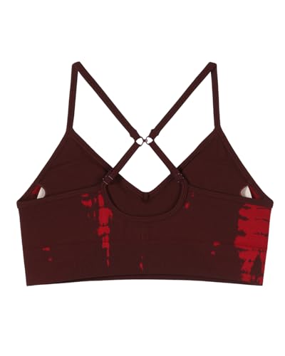 Image of AUROLA Serpent Seamless Sports Bras for Women,Backless Padded Strappy Workout Gym Yoga Crop Tops