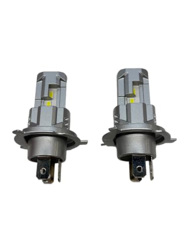 Image of Marsauto H4 /9003 Light Bulbs, 40,000LM 600% Ultra Brighter, 6500K Cool White, H4 Fog Lights Bulbs, Pack of 2