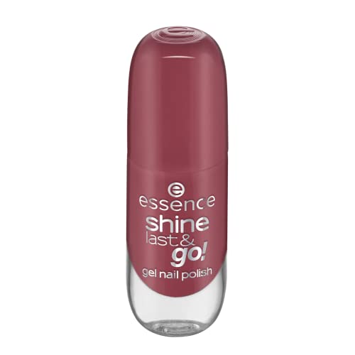 essence shine last & go! gel nail polish, Gellack, Nagellack, Nr. 81 Call Me Rusty, rot, gelig, glänzend, ohne Aceton…
