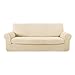 Deconovo Copridivano 3 Posti Elasicizzato Fodera Protettiva Moderne per Divano da 180cm a 235cm Beige