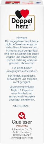 Doppelherz A-Z + Omega-3 Extra - 20 Vitamine, Mineralstoffe & Spurenelemente + Omega-3 + Lutein - Nur 1 Kapsel täglich - 30 Kapseln
