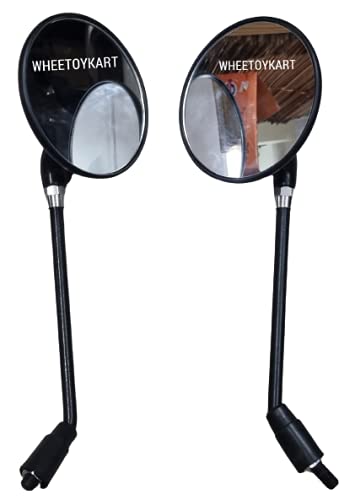 WHEETOYKART® Bike Enfield Classic 350/500 Black Mirror (Direct Fit
